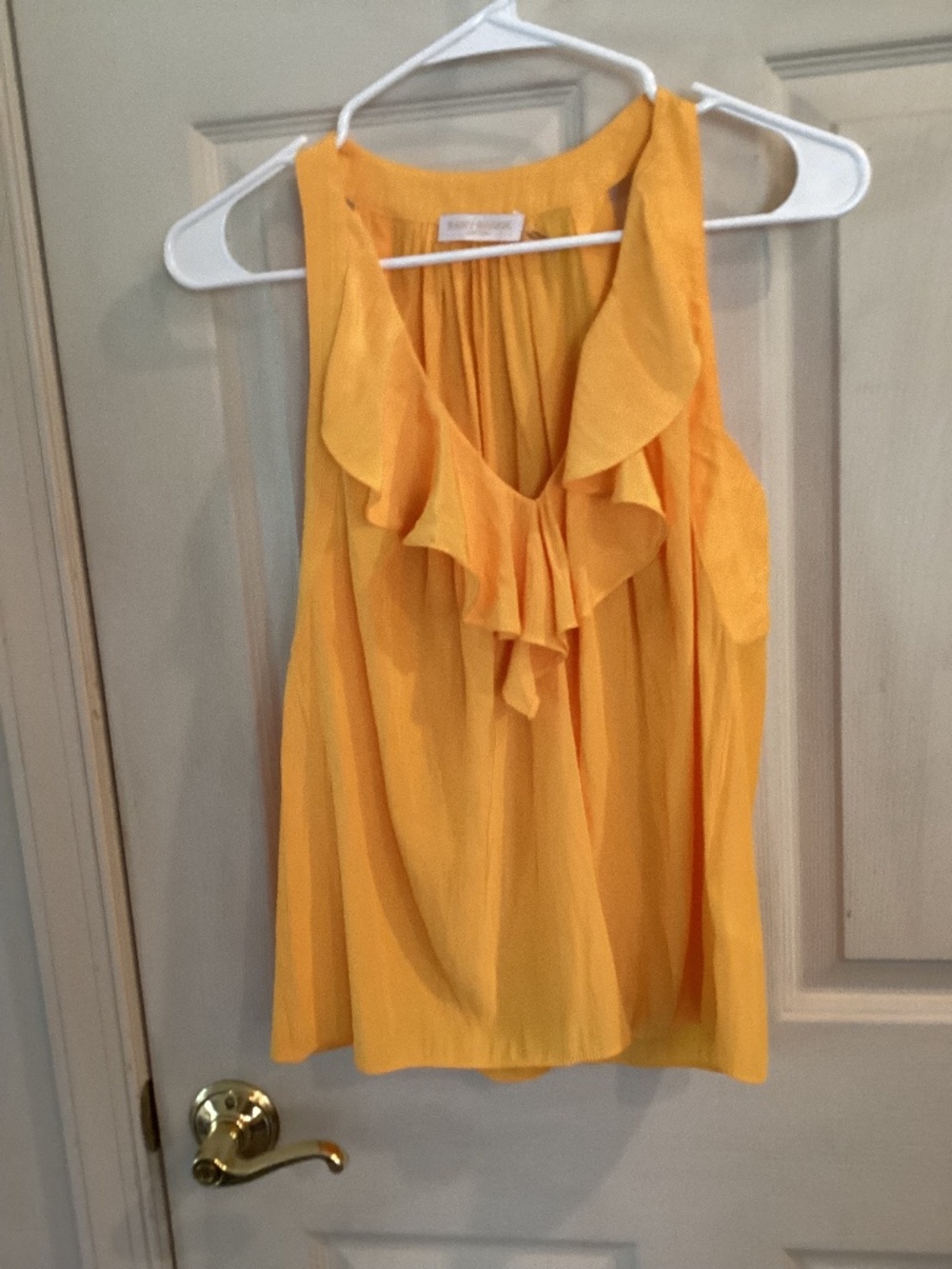RAMY BROOK YELLOW SATIN TANK SMALL